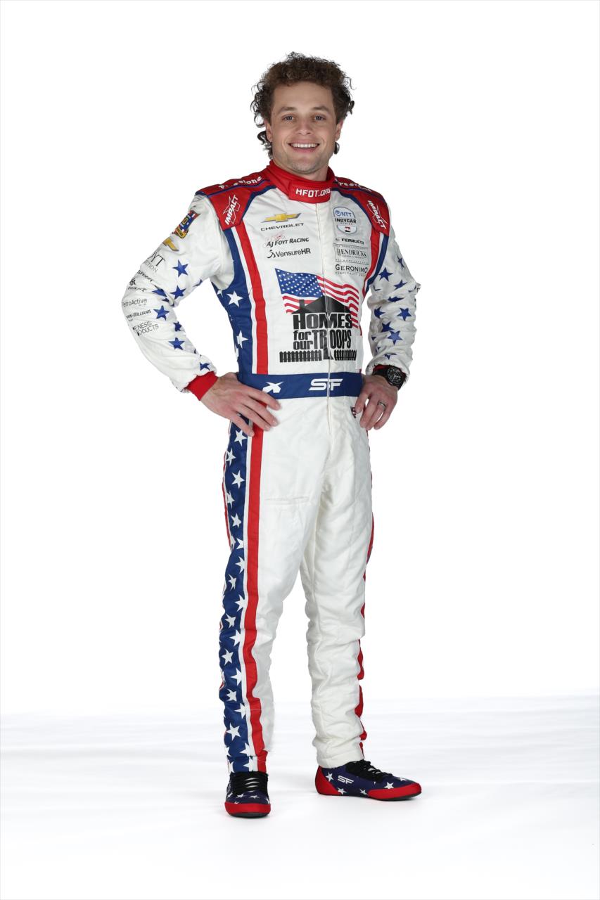 Santino Ferrucci - 2026 NTT INDYCAR SERIES DRIVER HEADSHOTS - By: Chris Owens -- Photo by: Chris Owens